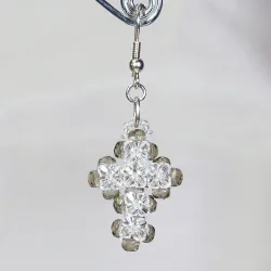Hook pierces - Silver brass - Earrings Serafina - Hook pierces - Silver brass - Laiton argenté